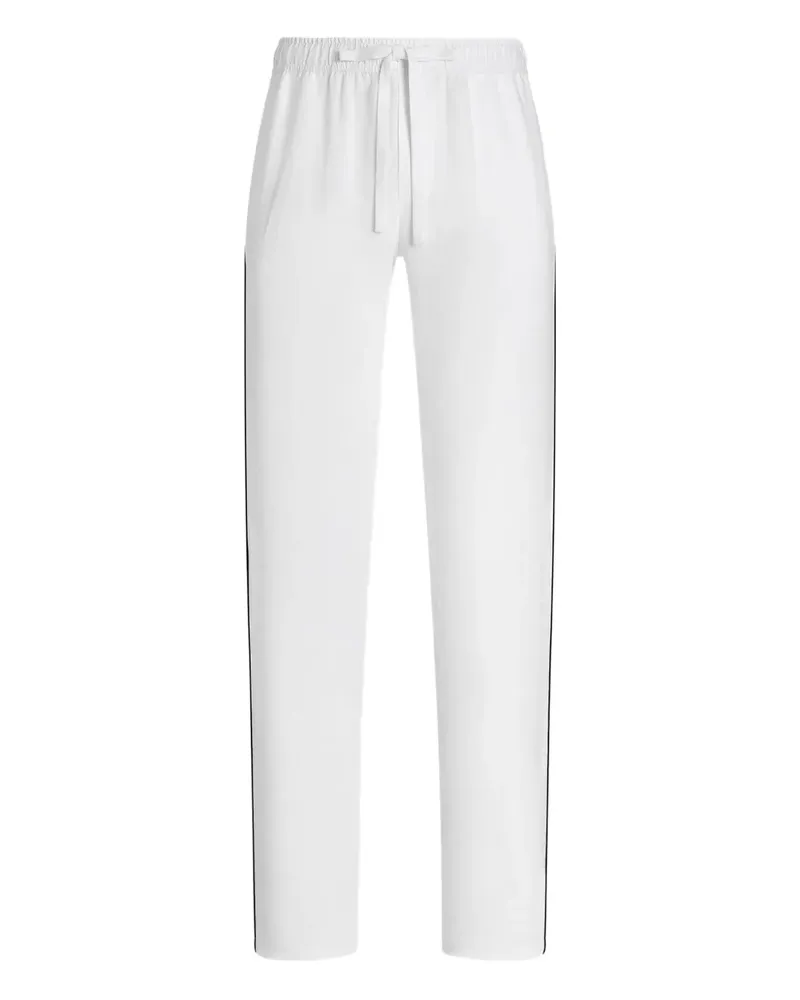 Dolce & Gabbana Hose mit Kordelzug - Weiß Weiß