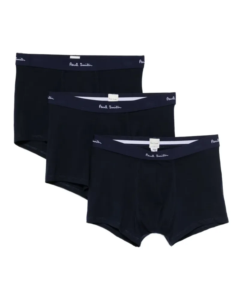 Paul Smith Boxershorts mit Logo-Print (3er-Set) - Blau Blau