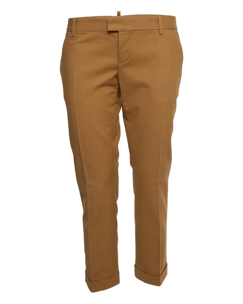 Dsquared2 Pre-owned Hose aus Baumwolle - Braun Braun