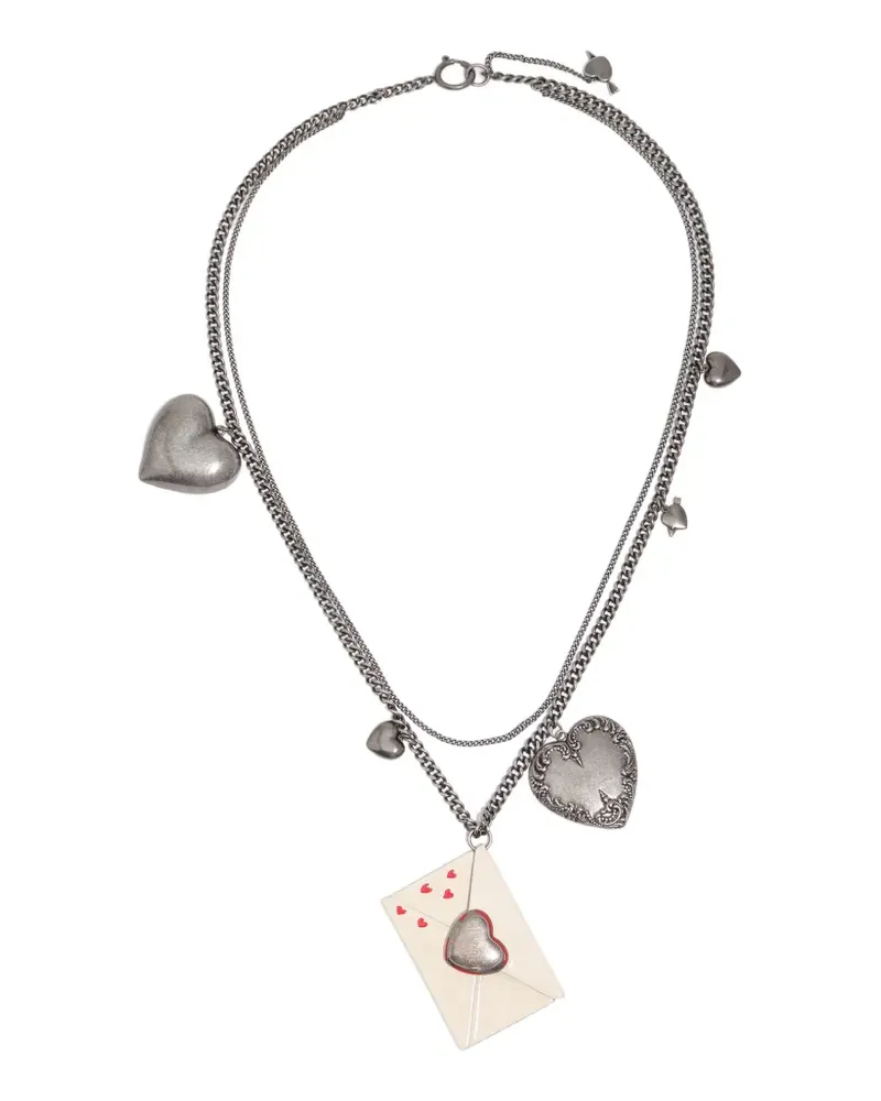 BIMBA Y LOLA Halskette in Kuvertform - Silber Silber