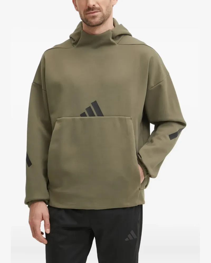 adidas Hoodie mit Kängurutasche - Grün Grün