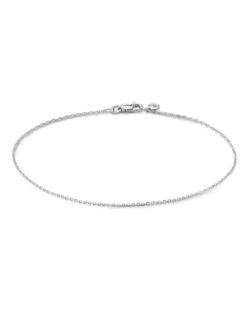 Monica Vinader 14kt Super Fine Weißgoldarmband - Silber Silber