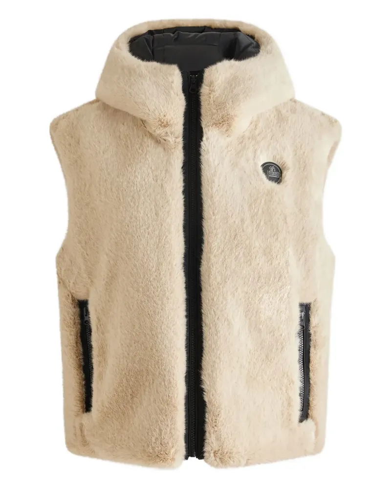 FUSALP Paula Alpine faux-fur gilet - Nude Nude