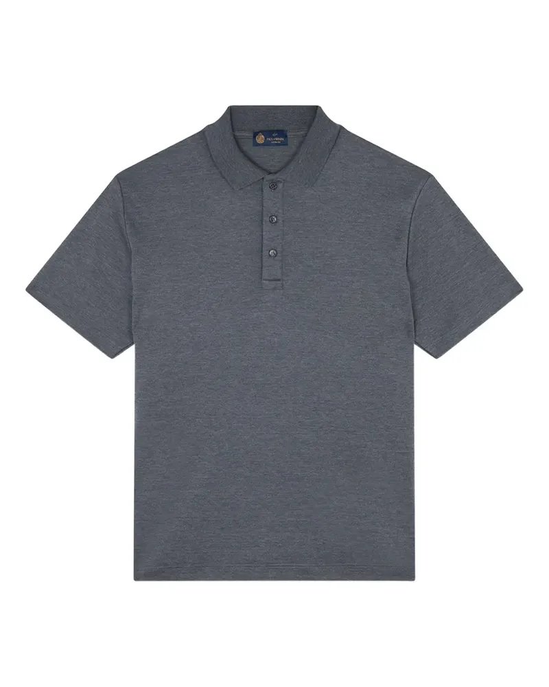 Paul & Shark silk-blend polo shirt - Grau Grau