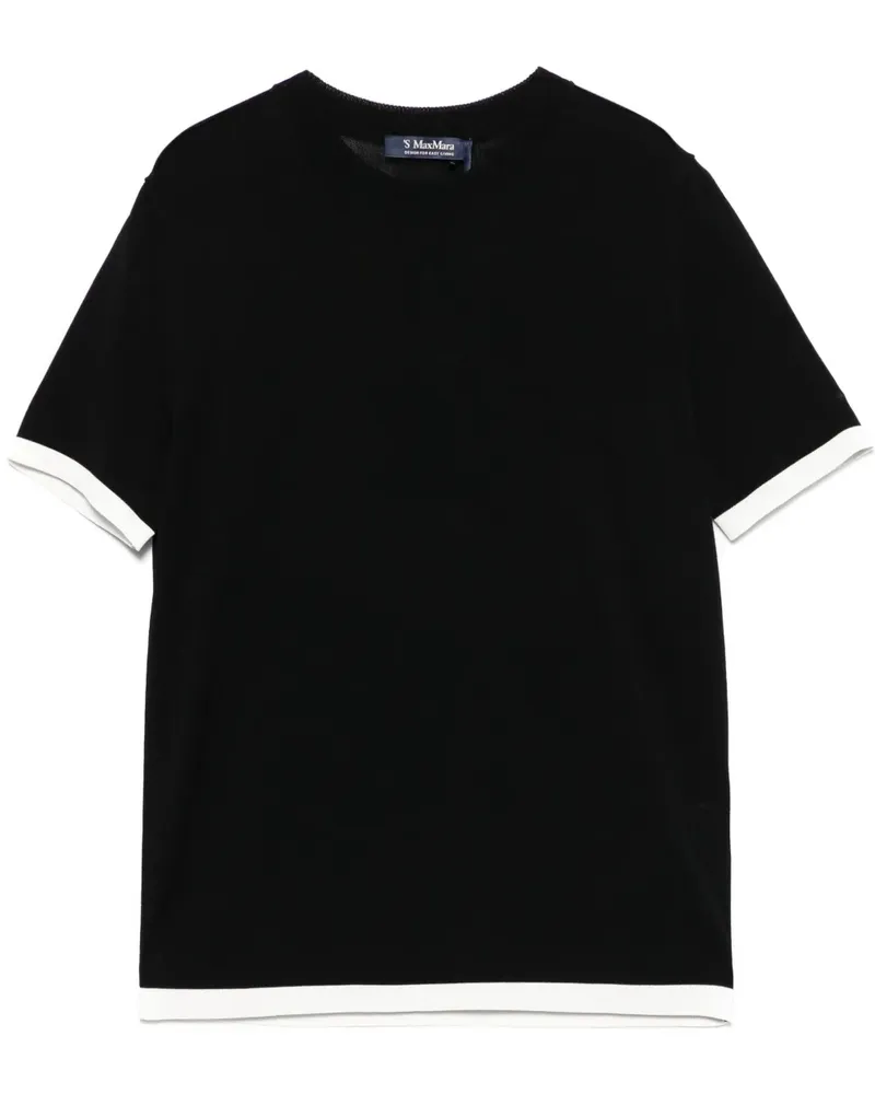 Max Mara Max Mara Betel T-Shirt - Schwarz Schwarz