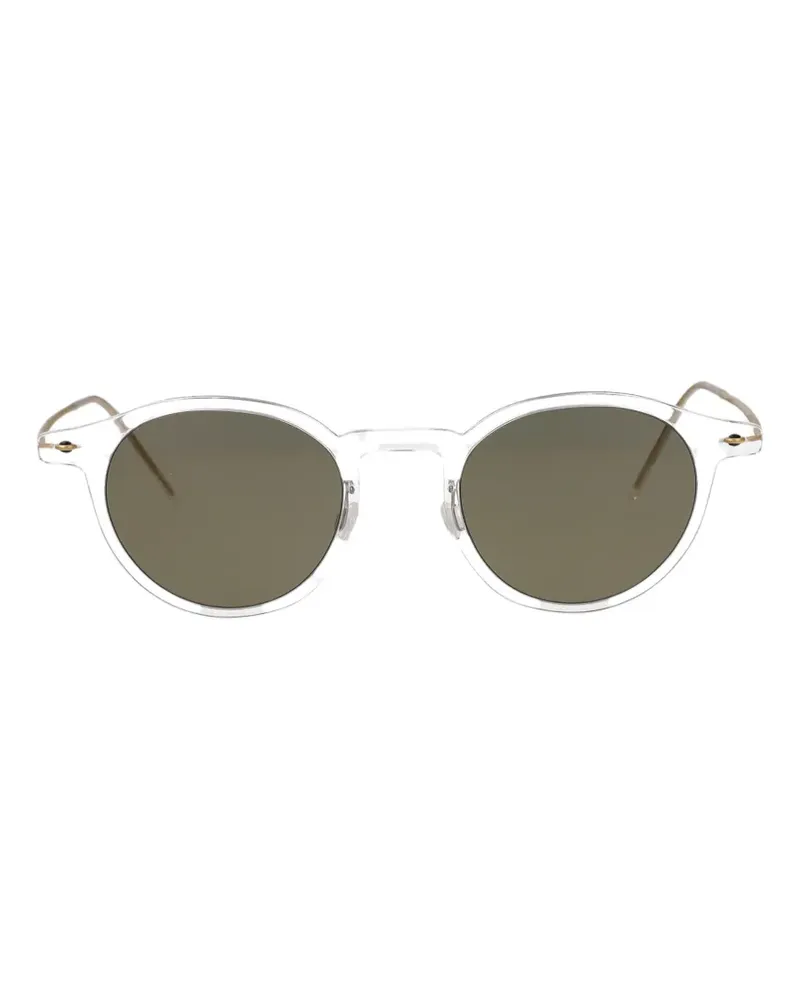 Lindberg Runde Sonnenbrille aus Titan - Nude Nude
