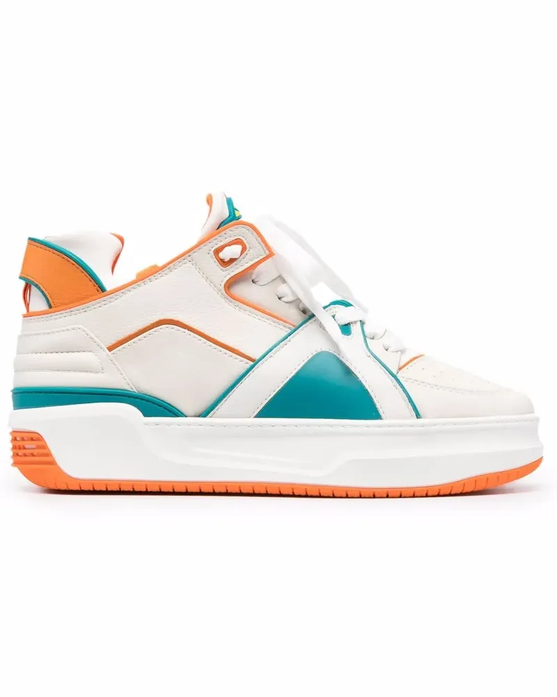 JUST DON Courtside Mid Sneakers - Weiß Weiß