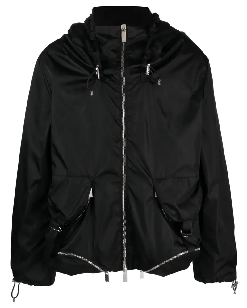 OFF-WHITE Leichte Kapuzenjacke - Schwarz Schwarz