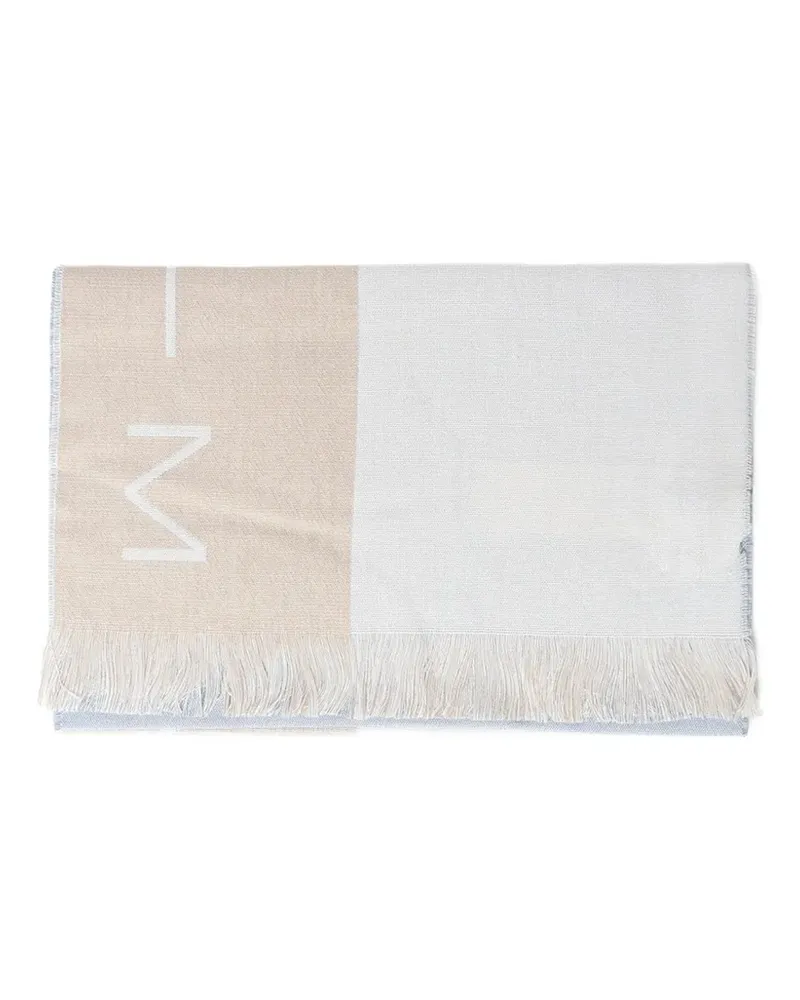 Max Mara Schal mit Fransen - Nude Nude