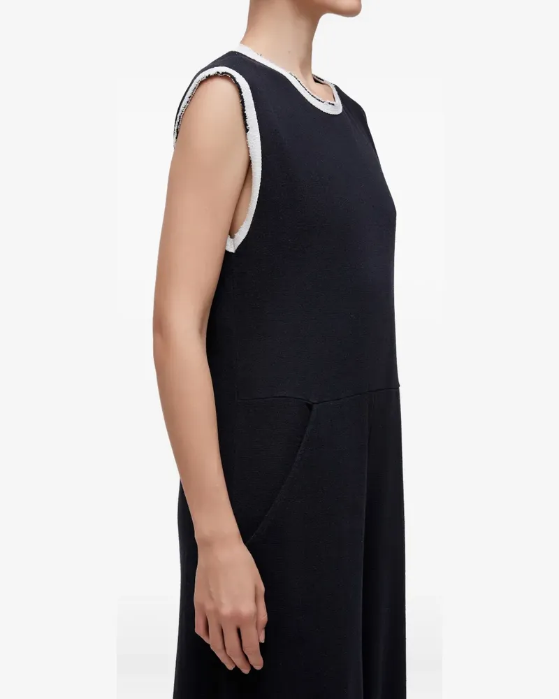Osklen Jumpsuit mit Kontrastdetails - Schwarz Schwarz