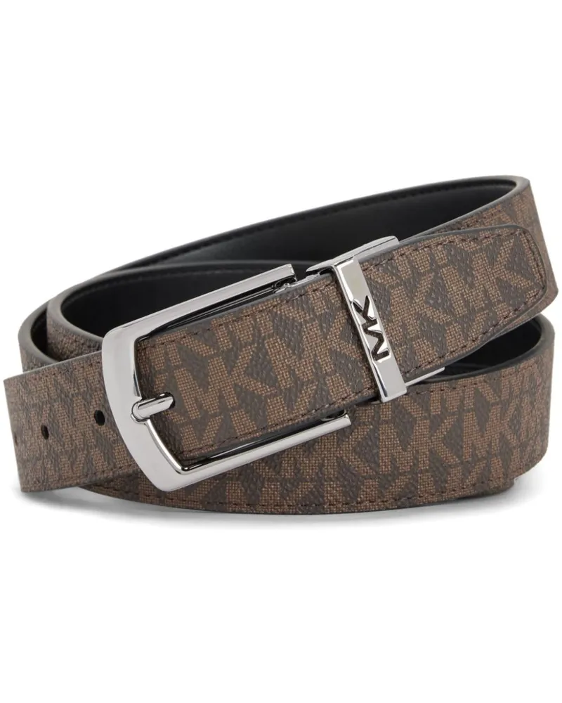 Michael Kors Gürtel mit Logo-Print - Braun Braun