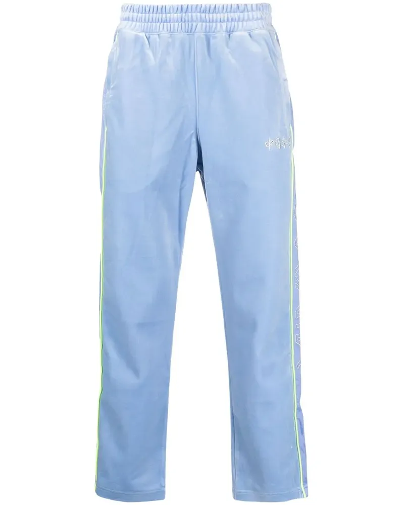 Li Ning Jogginghose im Cropped-Design - Blau Blau