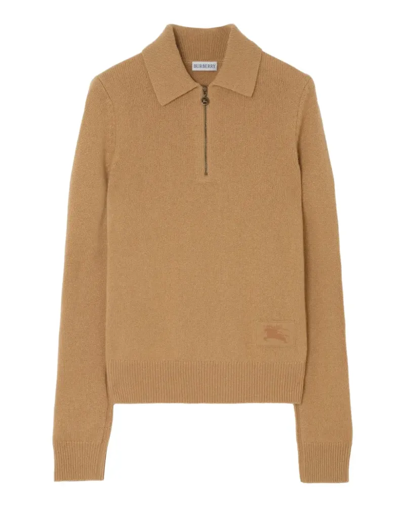 Burberry Poloshirt aus Kaschmir - Nude Nude