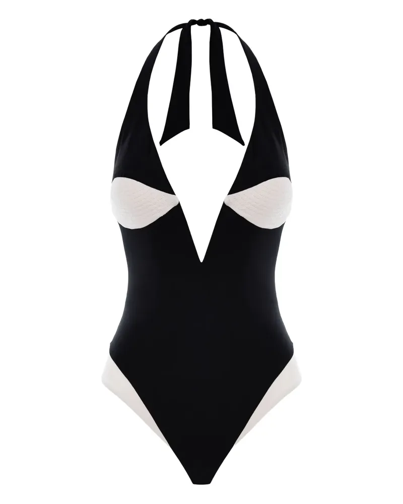 Noire Swimwear Sienna Badeanzug - Schwarz Schwarz