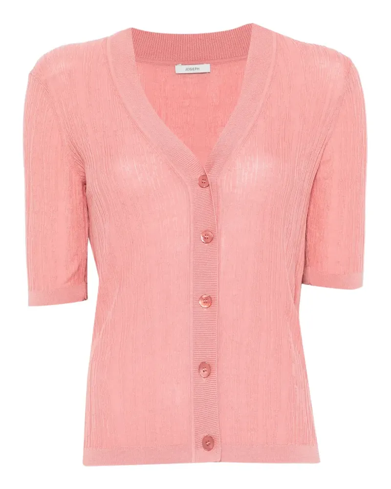 Joseph Geknöpfter Cardigan mit V-Ausschnitt - Rosa Rosa
