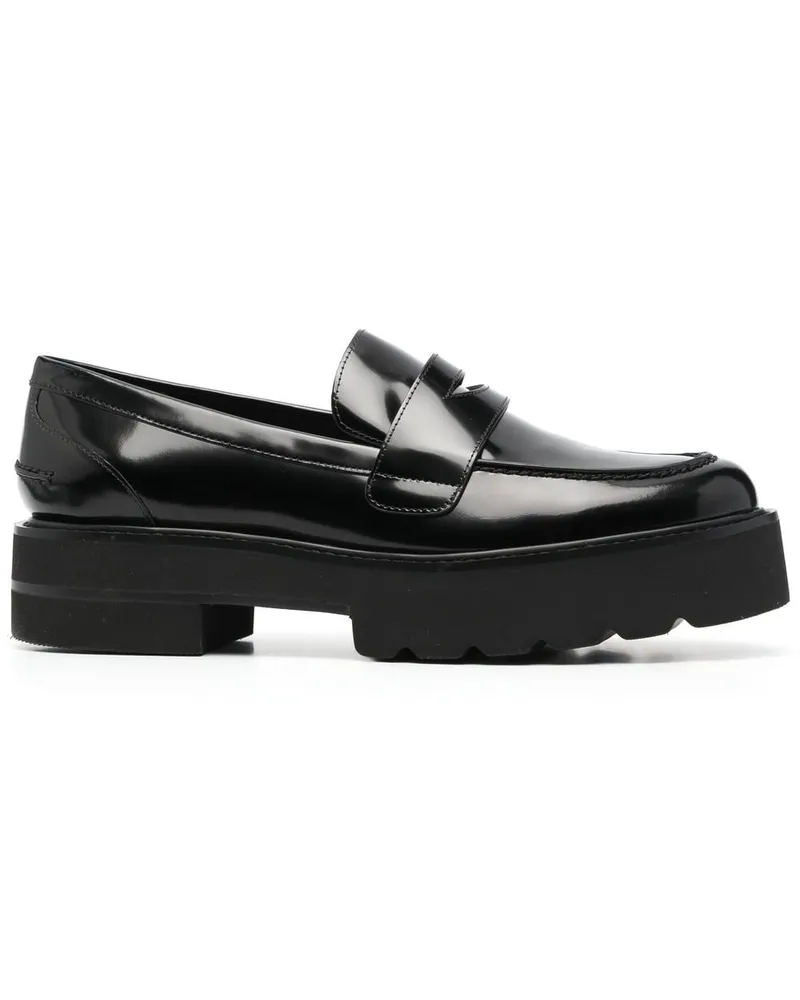 Stuart Weitzman Klassische Penny-Loafer - Schwarz Schwarz