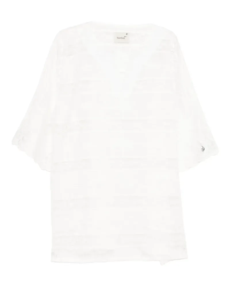 Bambah Lotis Minikleid - Weiß Weiß