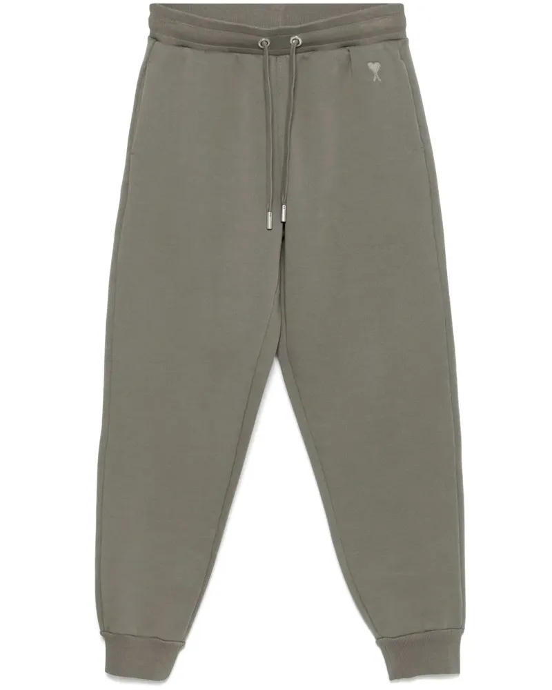 AMI Paris Jogginghose mit Ami de Coeur-Motiv - Grün Grün