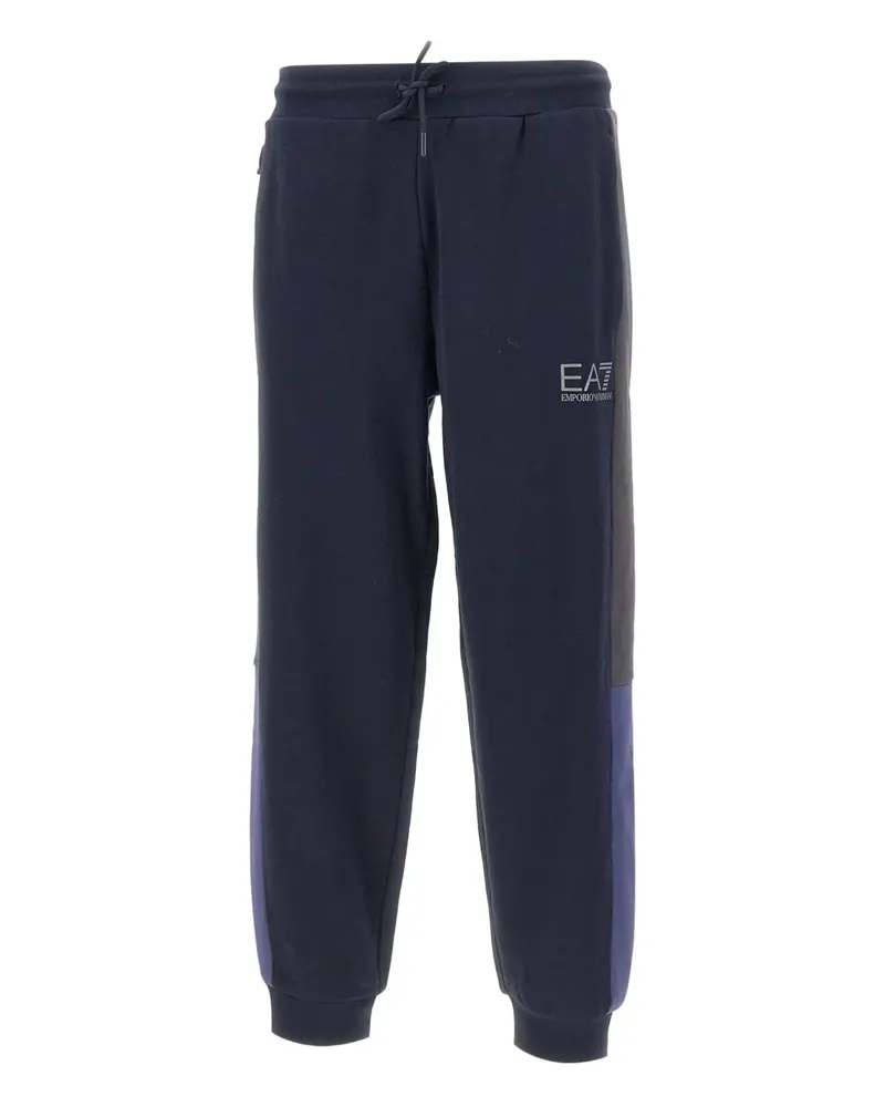 EA7 Jogginghose mit Logo-Print - Blau Blau