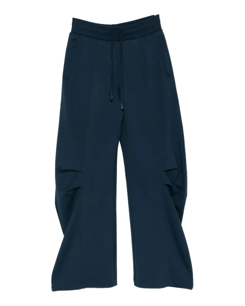Patrizia Pepe fleece oversized track pants - Blau Blau