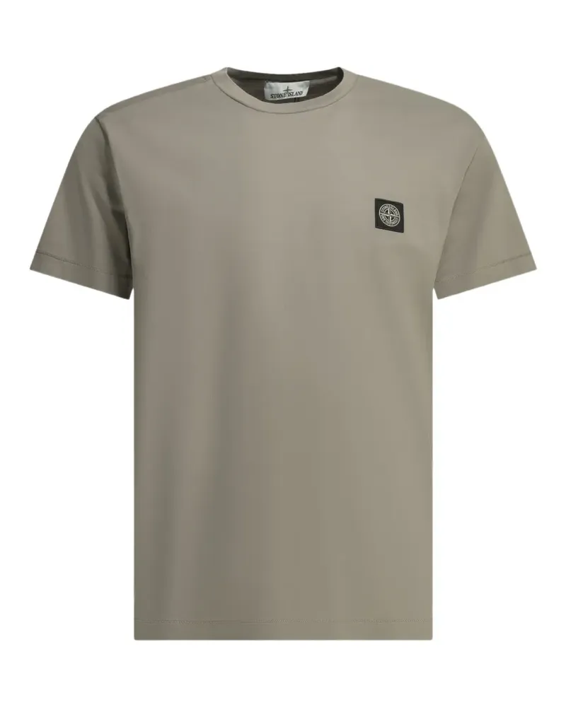 Stone Island 2100027 60/2 Baumwolljersey - Grau Grau