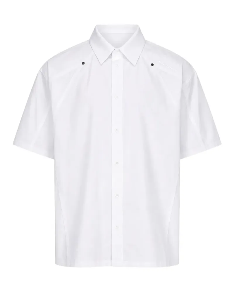 OFF-WHITE short-sleeved panelled shirt - Weiß Weiß