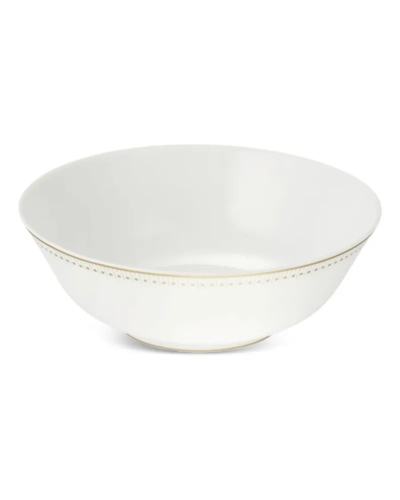 Christofle Malmaison Impériale Salatschüssel aus Porzellan (25cm) - Weiß Weiß