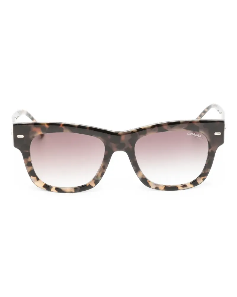 Carrera Eckige 3083S Sonnenbrille in Schildpattoptik - Braun Braun