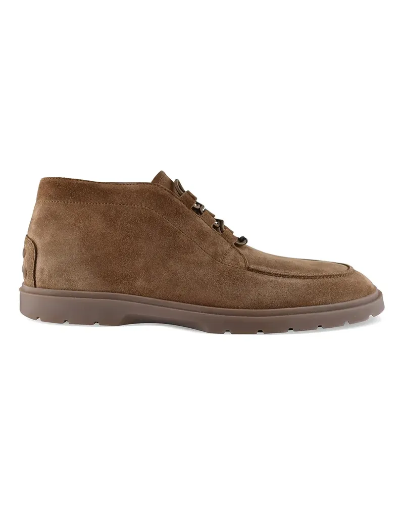 TOD'S Knöchelhohe Wildlederstiefel - Braun Braun