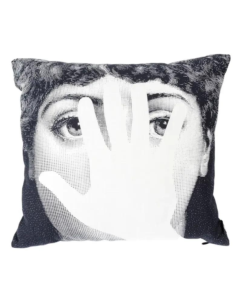 Fornasetti Mano photograph-print cushion - Weiß Weiß