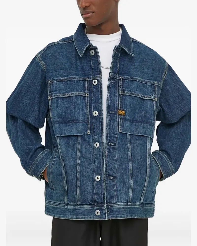 G-STAR RAW Jeansjacke mit Taschendetail - Blau Blau