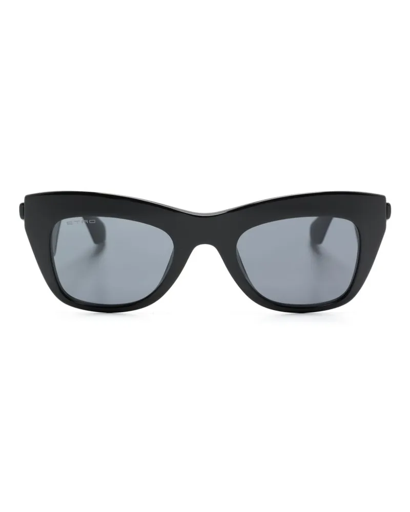 Etro Sonnenbrille mit Cat-Eye-Gestell - Schwarz Schwarz