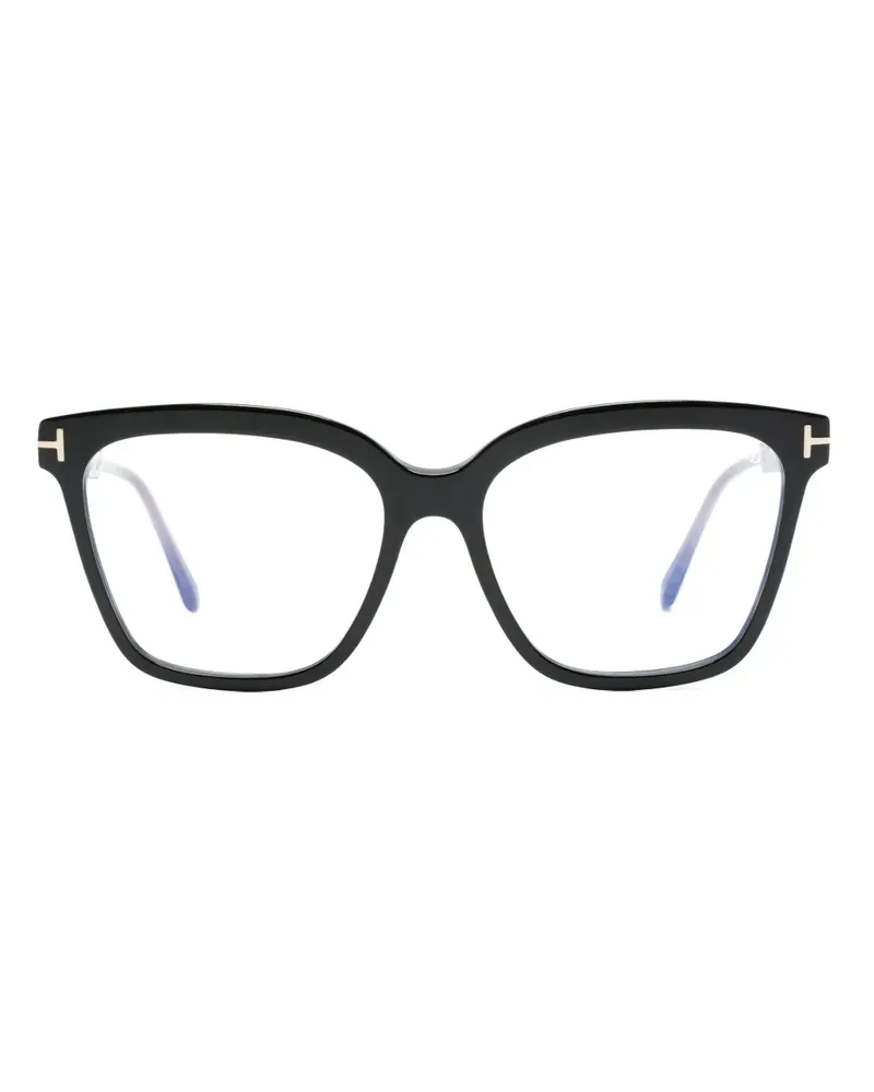 Tom Ford Brille mit eckigem Gestell - Schwarz Schwarz