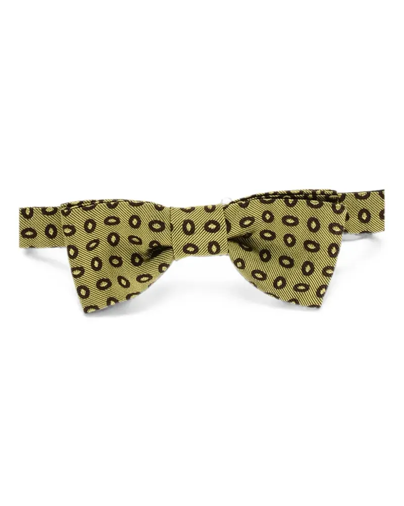 Corneliani Krawatte mit Polka Dots - Grün Grün