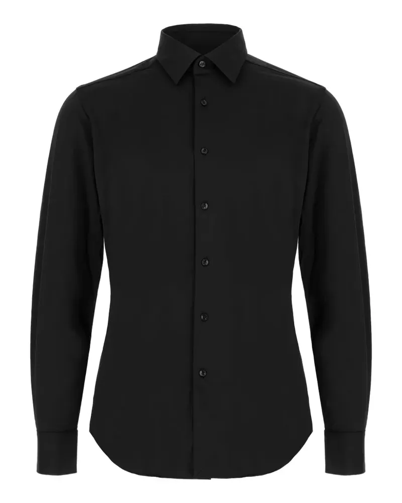 XACUS long-sleeve shirt - Schwarz Schwarz
