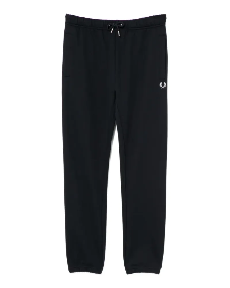 Fred Perry Jogginghose mit Logo-Stickerei - Schwarz Schwarz