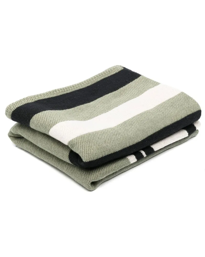 Woolrich Trail Decke mit Jacquard-Logo - Grün Grün