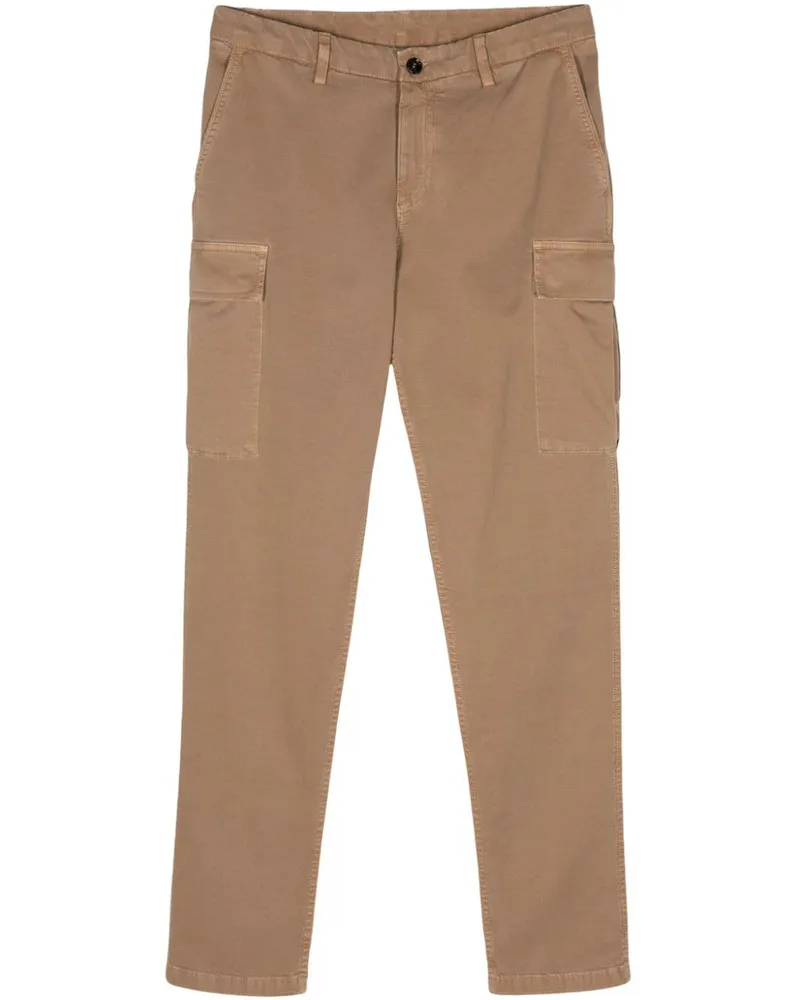 MOORER Ausgestellte Brody Cargohose - Braun Braun