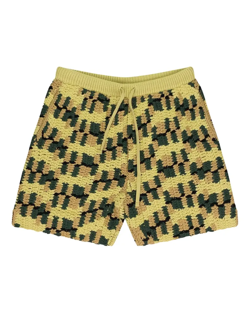 Aimé Leon Dore hand-knit shorts - Grün Grün