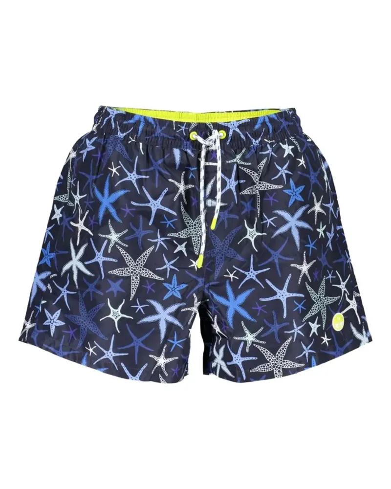North Sails starfish-print swim shorts - Blau Blau