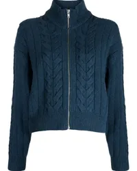 STUDIO TOMBOY Cardigan mit Zopfmuster Blau