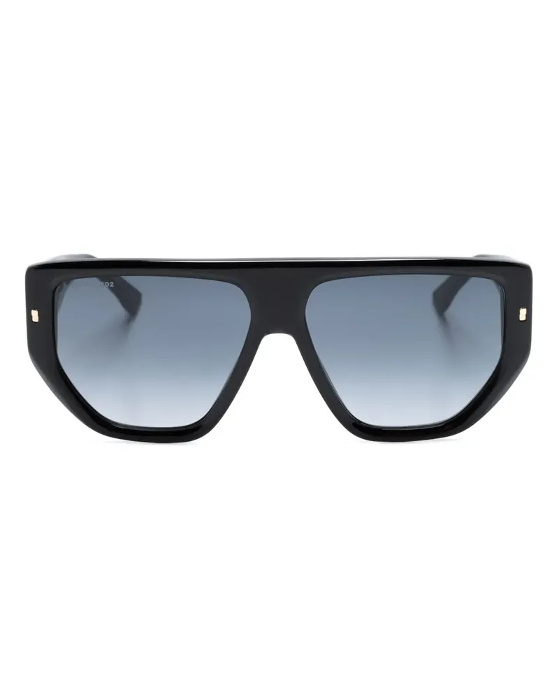 Dsquared2 Hype Pilotenbrille mit Farbverlauf - Schwarz Schwarz