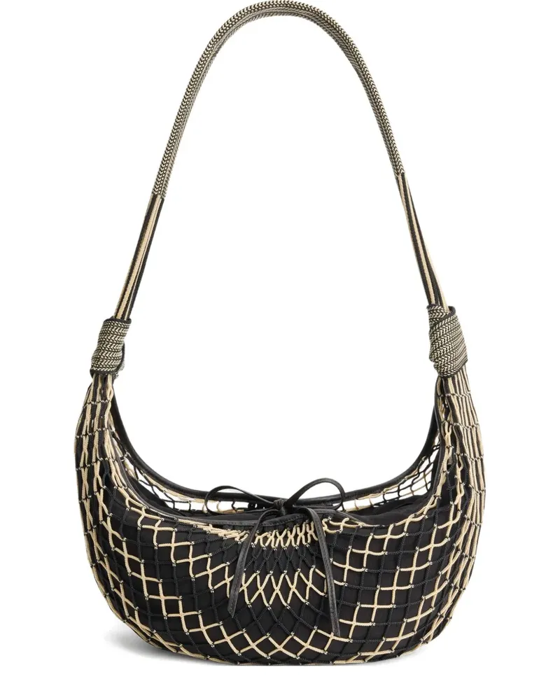 Christophe Lemaire x Filt Croissant Schultertasche - Nude Nude