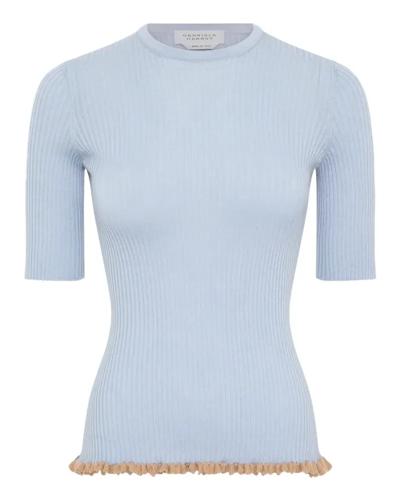 Gabriela Hearst Mireya T-Shirt - Blau Blau
