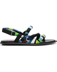 Emilio Pucci Sandalen mit Print Blau