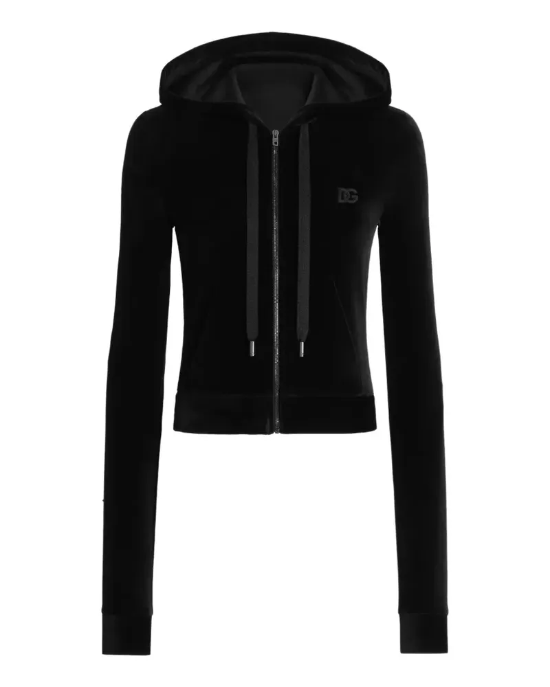 Dolce & Gabbana Chenille-Cardigan - Schwarz Schwarz