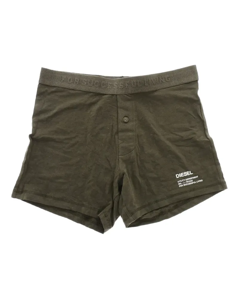 Diesel Starkie Boxershorts mit Knopfverschluss - Grün Grün