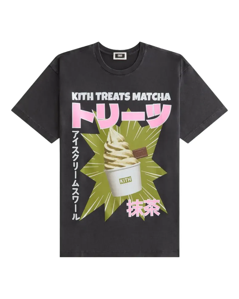 KITH Treats T-Shirt mit grafischem Print - Schwarz Schwarz