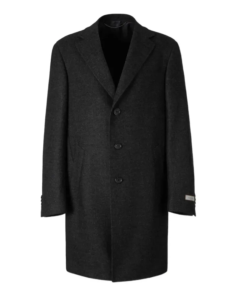 Canali Mantel mit fallendem Revers - Grau Grau