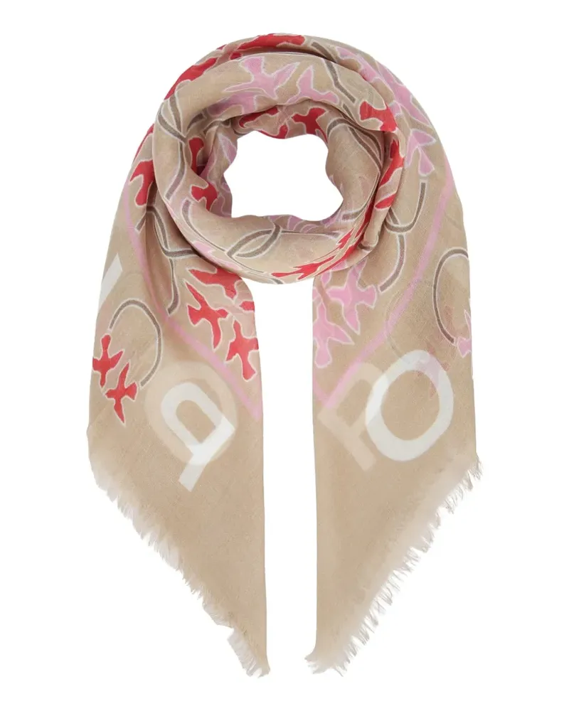 Pinko fringed scarf - Nude Nude